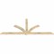 Ekena Millwork Redmond Rough Sawn Timber Gable Bracket, Douglas Fir, 96"W x 40"H x 2"D x 4"F, 10/12 Pitch GBW096X40X0204RED00RDF - alternate 4